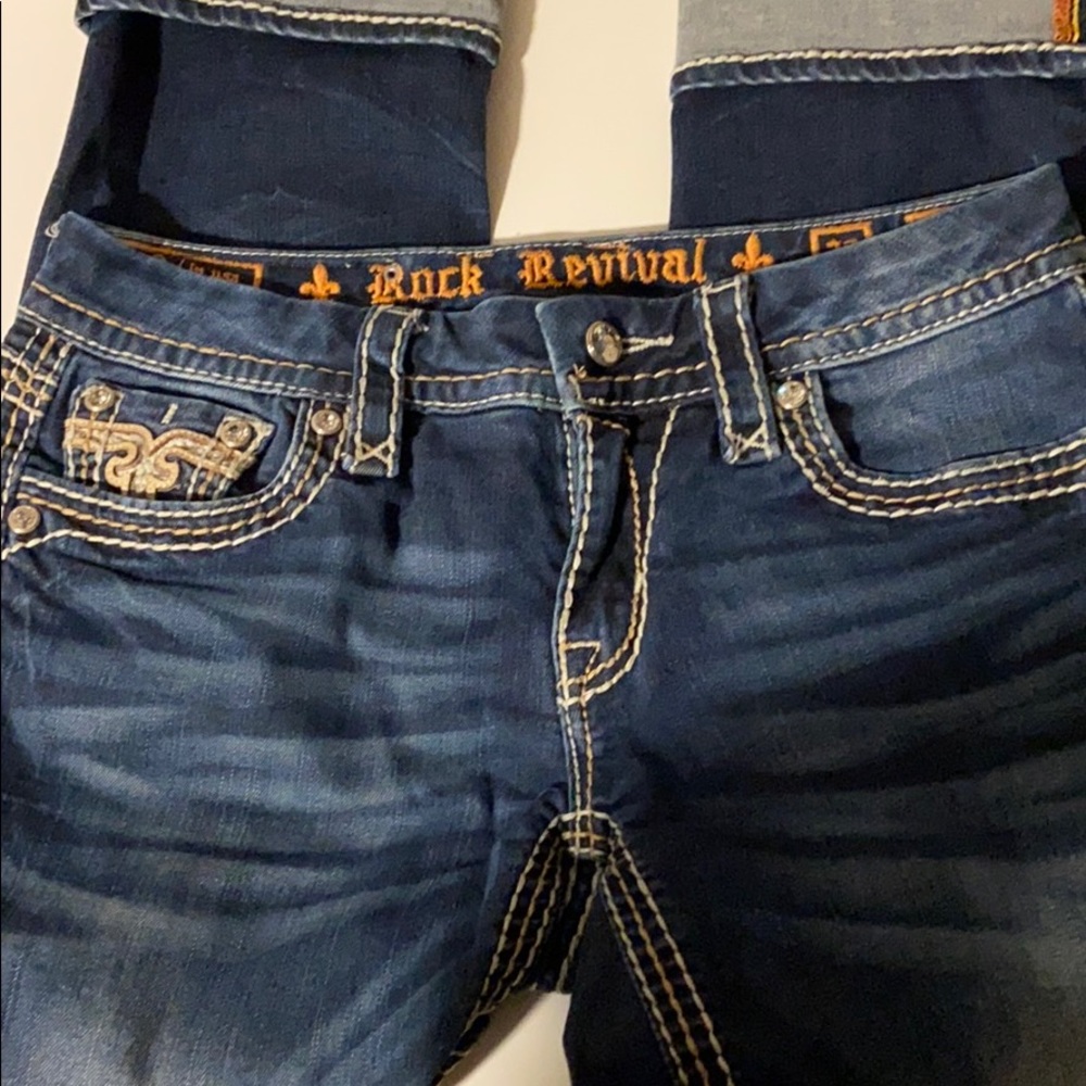 Sorrel Rock Revival Capri Jeans - Picture 4 of 5